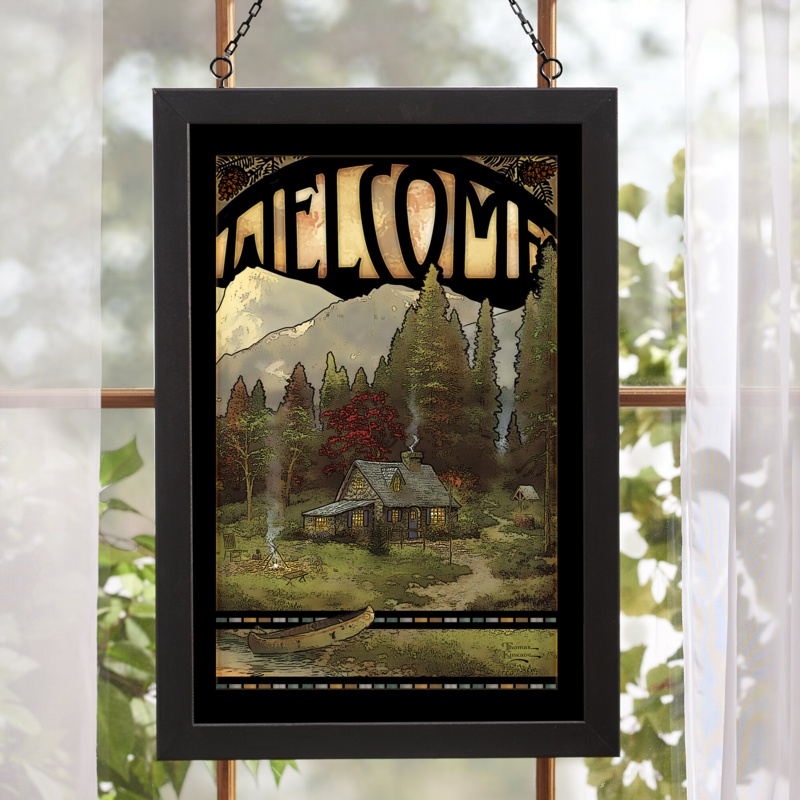 Plants & Flowers Window Panel