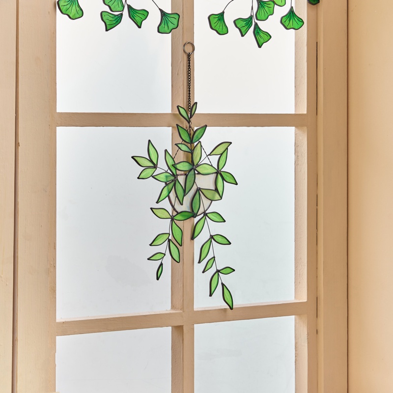 Plants & Flowers Window Panel