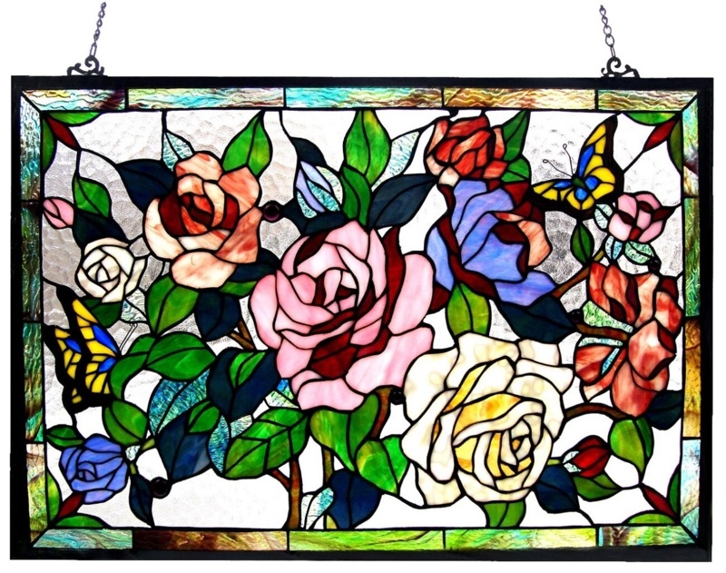 Plants & Flowers Window Panel