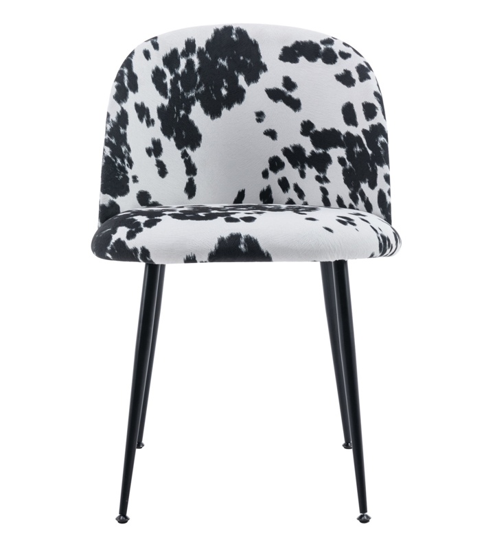 Planty Tufted Linen Solid Back Side Chair