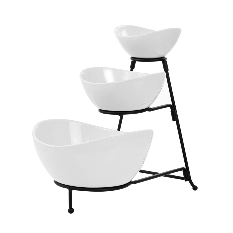 Porcelain China 3 Tiered Stand