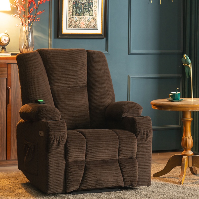 Power Reclining Heated Massage Chair