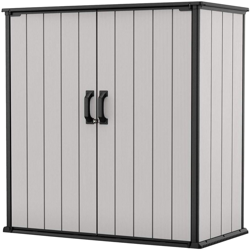 Premier Tall Vertical Outdoor Indoor Storage Shed Weather-resistant Cabinet With Doble Doors