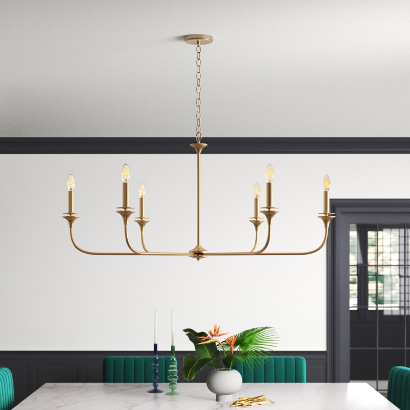 Prescot 6 - Light Dimmable Classic / Traditional Chandelier