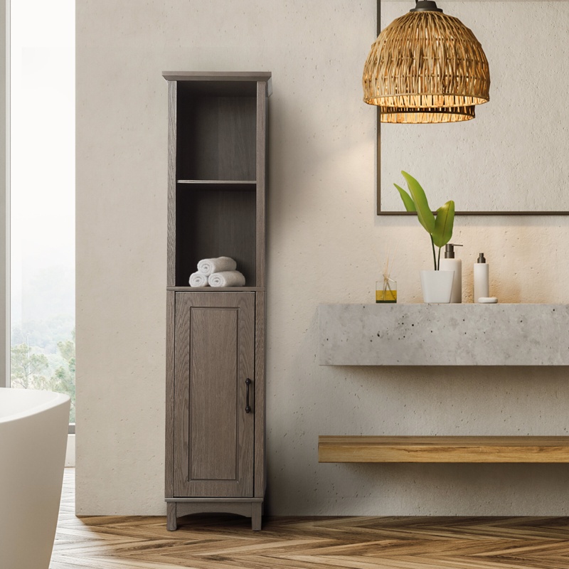 Purtell 13" W x 63" H x 14.96" D Linen Cabinet
