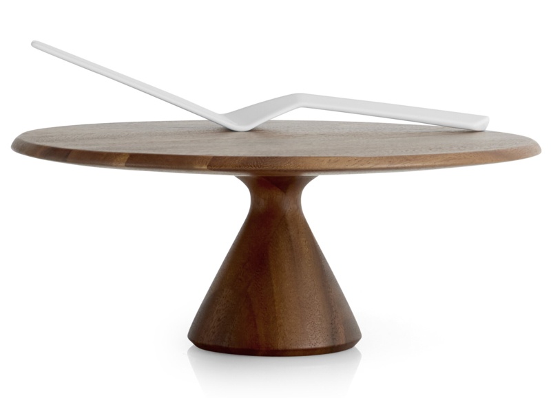 Quatro Wood Cake Stand