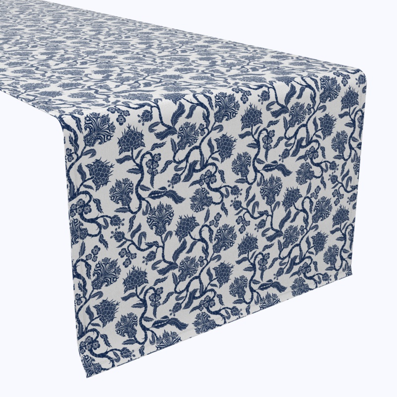 Rectangle Floral Mother's Day Cotton Table Runner