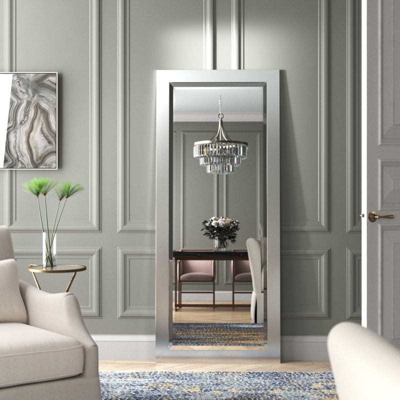 Rectangle Manufactured Wood Mirror
