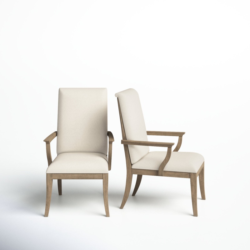 Regan Solid Back Arm Chair