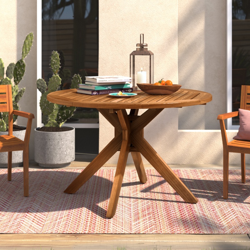 Renaud Teak Outdoor Dining Table