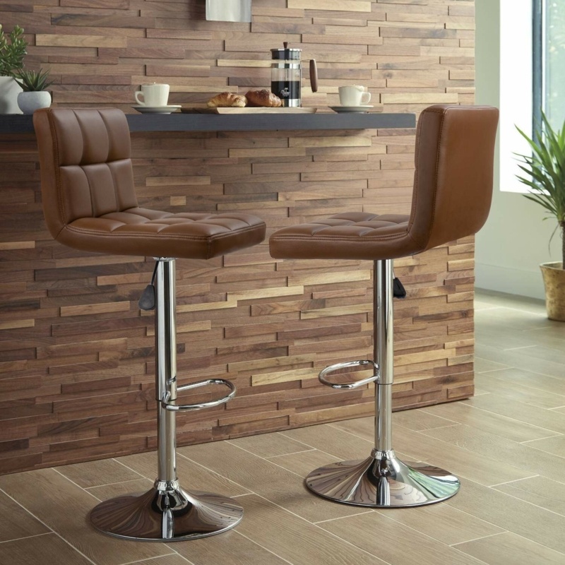 Renea Swivel Adjustable Height Bar Stool