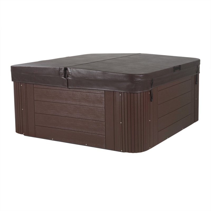 Restore LS 6-Person Lounger 100 Stainless Jet Hot Tub with Heater, Ozone and Waterfall