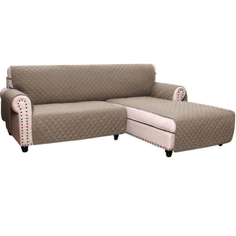 Reversible Box Cushion Sectional Slipcover