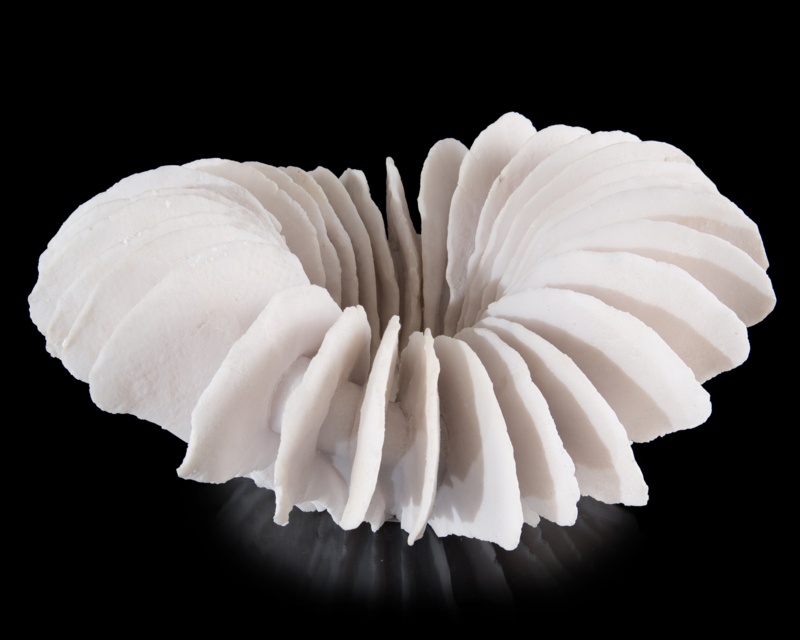 Ridges Ceramic Decorative Bowl