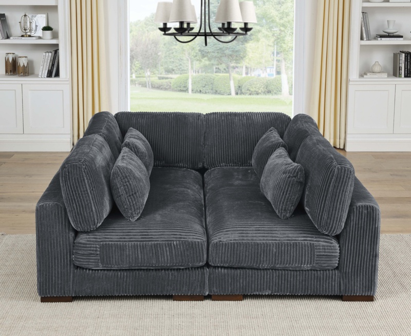 Rishel 137" Square Arm Sofa