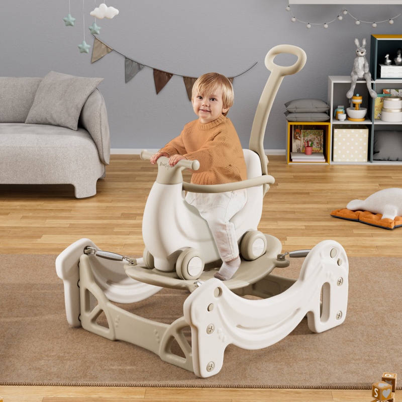Rocking Horse Roller Coaster Ride on Baby Push Walker Rocking Ride