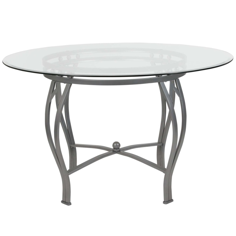 Round Glass Dining Table