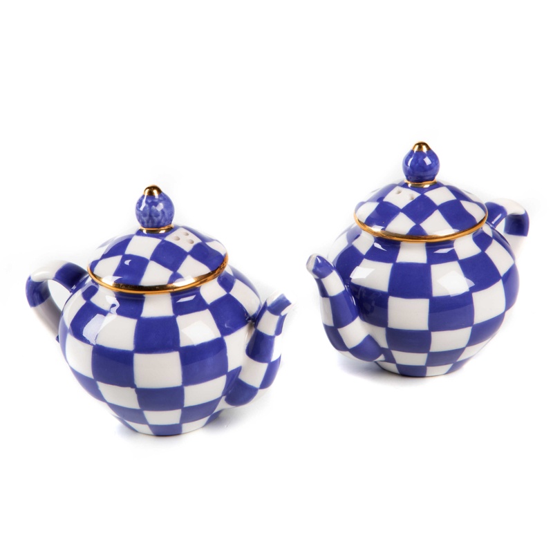 Royal Check® Teapot Salt & Pepper Set