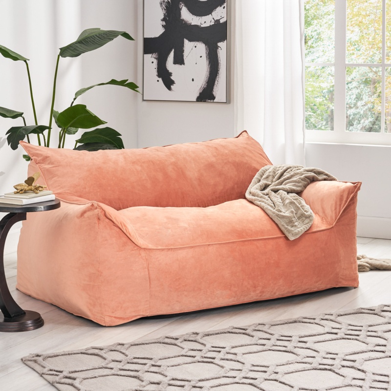 Sadlier Velvet Bean Bag Sofa