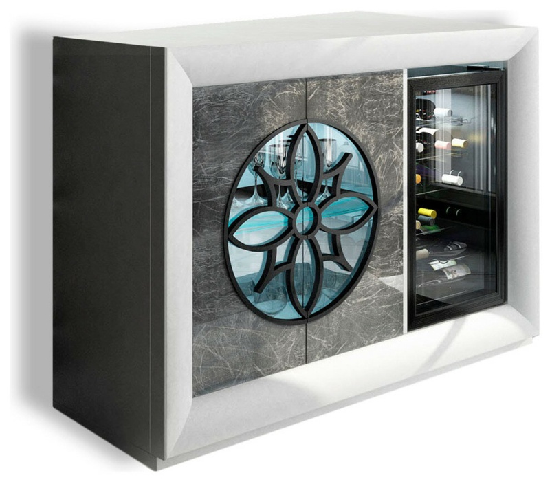 Saphire 64.9'' Bar Cabinet