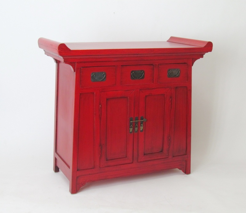 Scholl Solid Wood 3 - Drawer 2 - Door Accent Cabinet