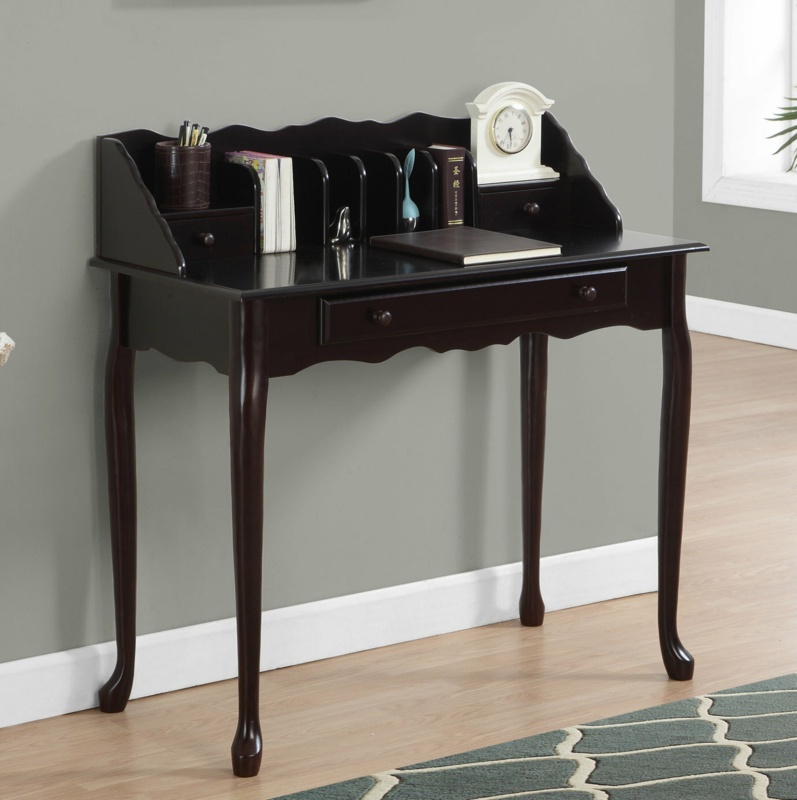 Secretary Gaming Desk with Hutch