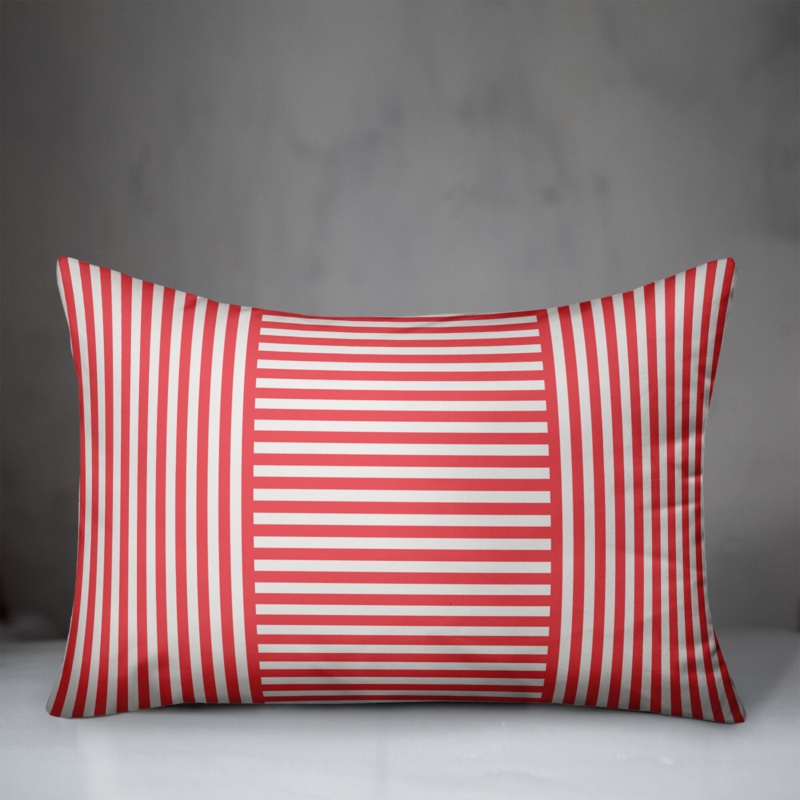 Sergio Striped Polyester Indoor/Outdoor Throw Pillow