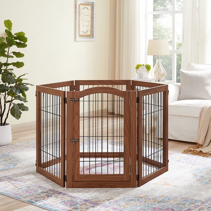 Serra Wire Pet Free Standing Gate