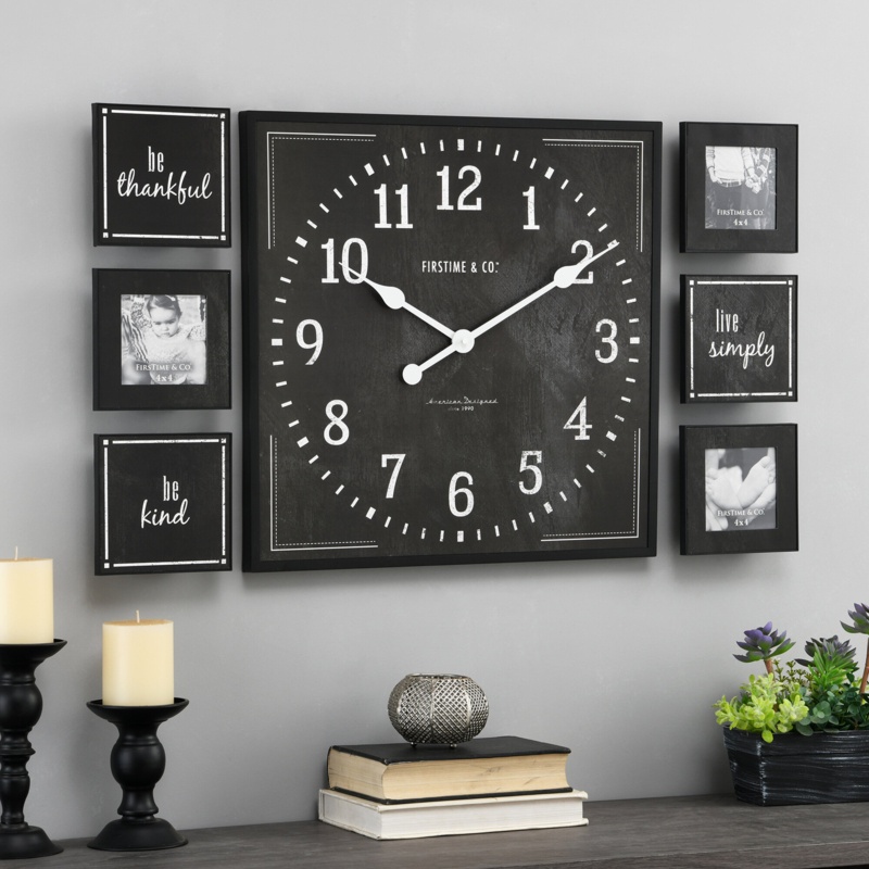 Shiplap Wall Clock