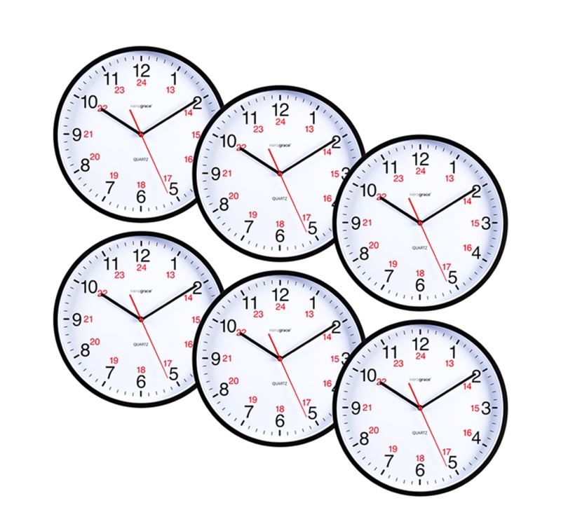 Silent 12" Wall Clock