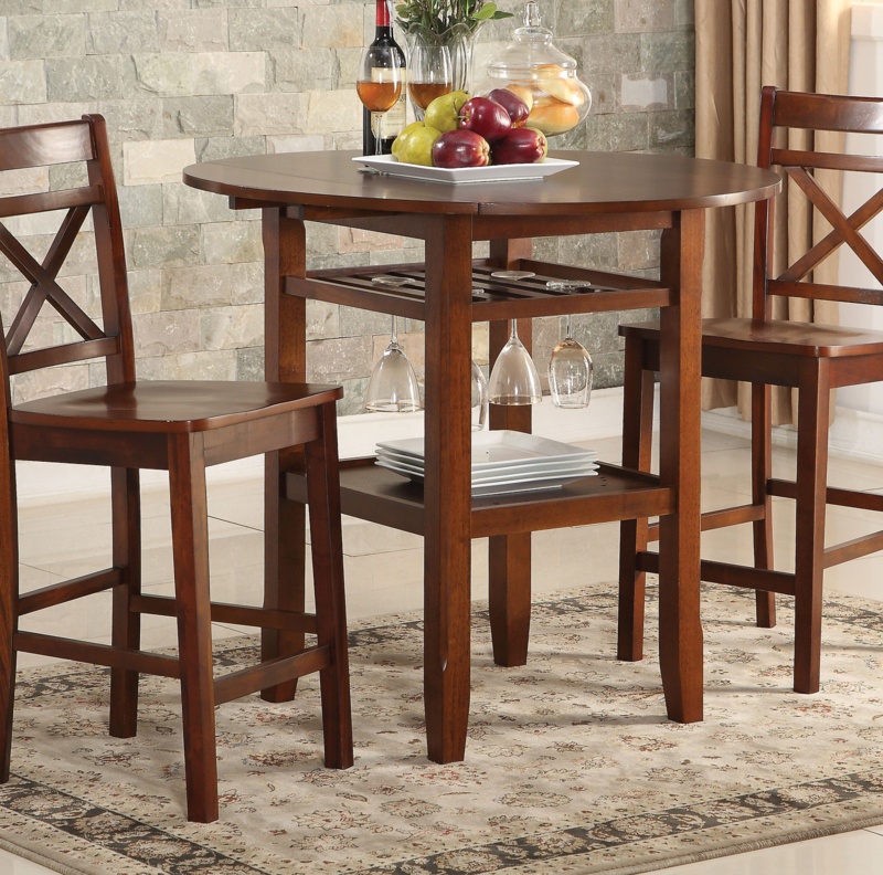 Skiatook Extendable Round Dining Table