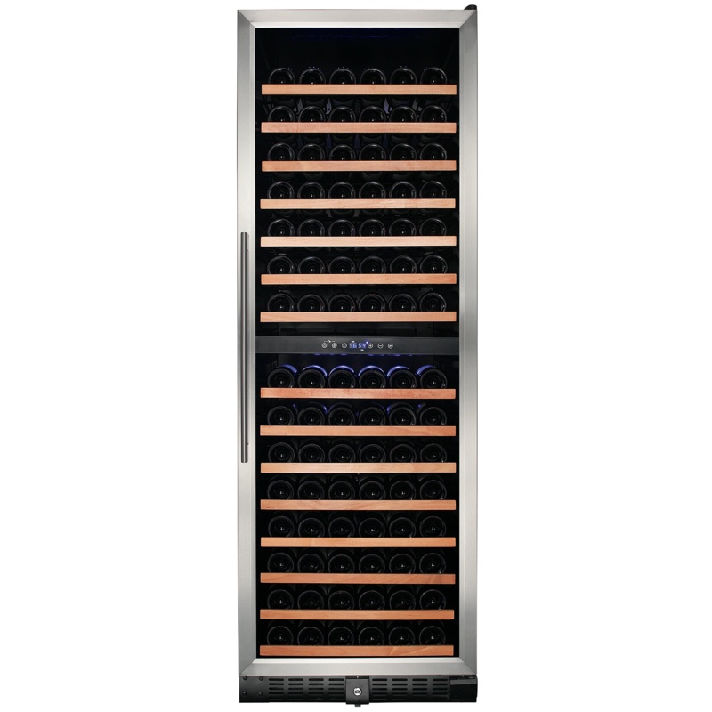 Smith & Hanks 23.75'' 166 Bottle Dual Zone Wine Refrigerator