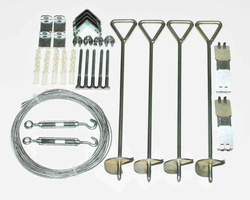 Snap & Grow Greenhouse Cable Anchor Kit