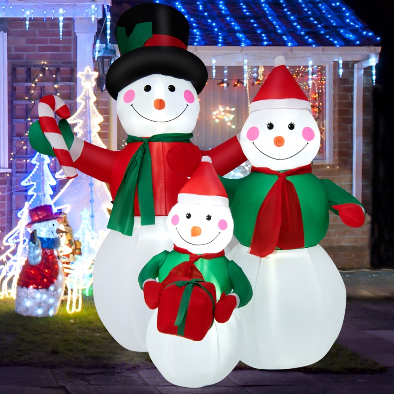 Snowman Family, Blowup Christmas Decoration Inflatable