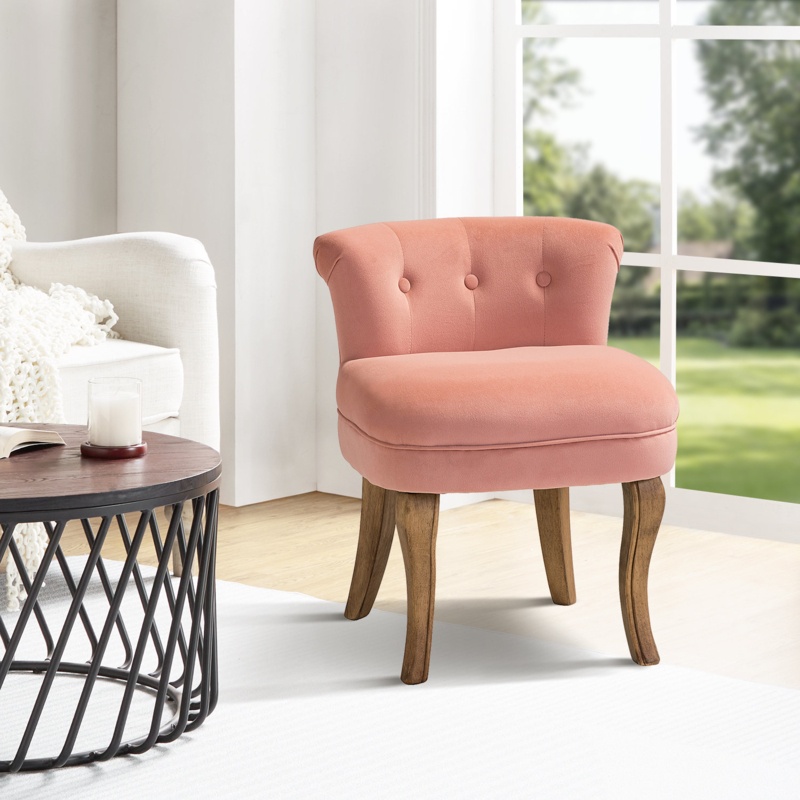 Solid + Manufactured Wood Accent Stool
