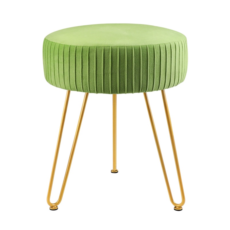 Solid + Manufactured Wood Accent Stool