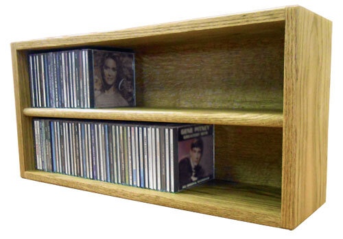 Solid Wood 12.75'' H Wall Mounted Media Storage