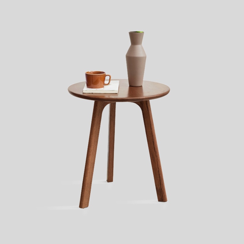 Solid Wood 3 Legs End Table