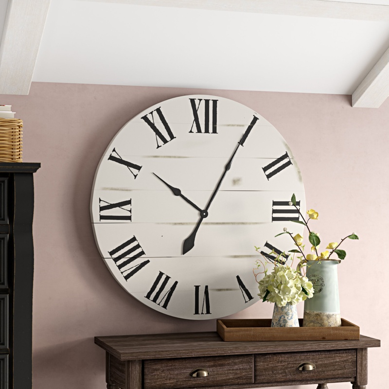 Solid Wood Wall Clock