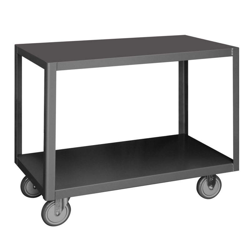 Steel Top Workbench with Wheels