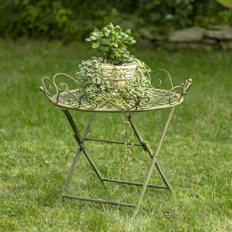 Stephania Outdoor Metal Folding Table