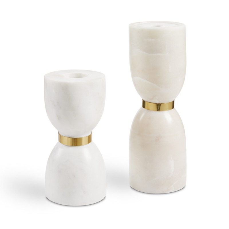 Stone Tabletop Candlestick