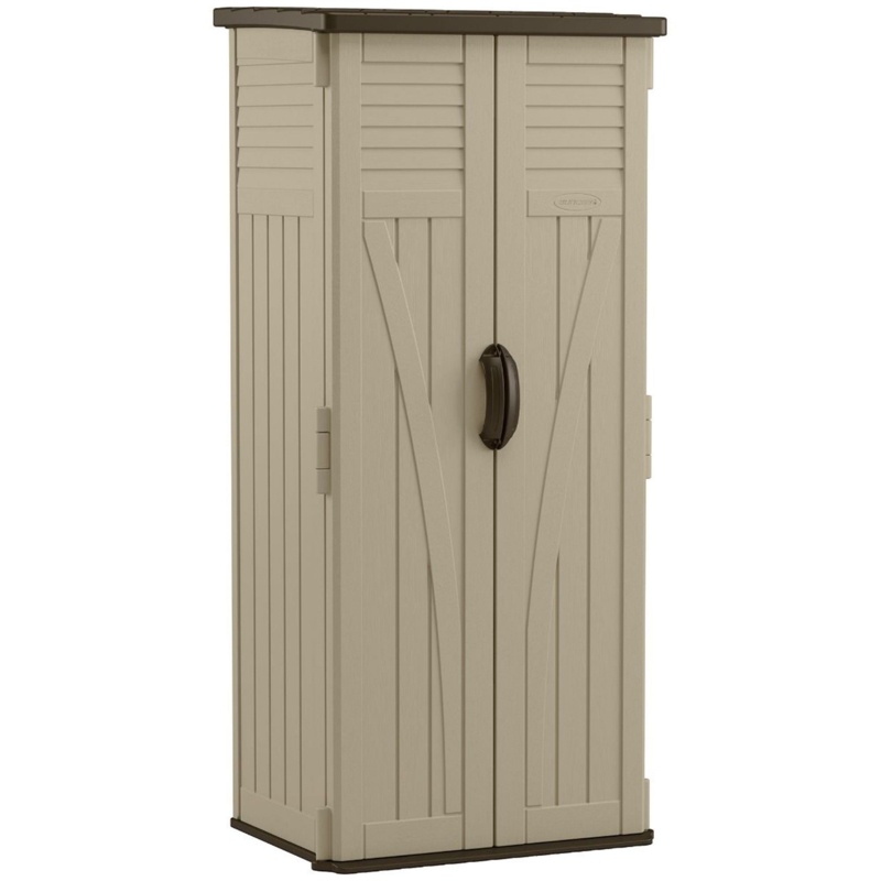 Suncast 2 ft. 9 in. W x 2 ft. D Plastic Vertical Tool Shed