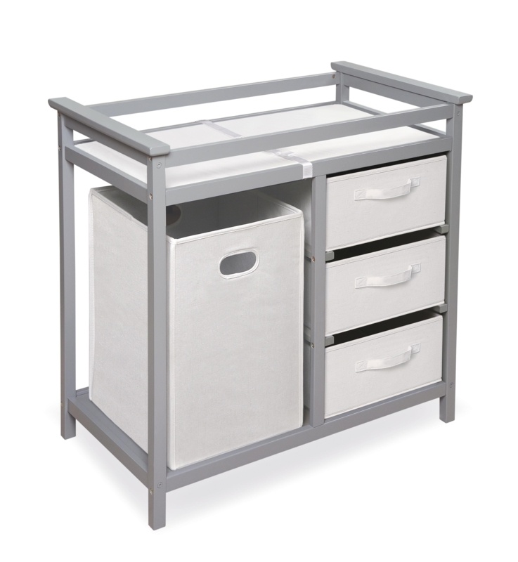 Sutere Changing Table with Pad and with Baskets