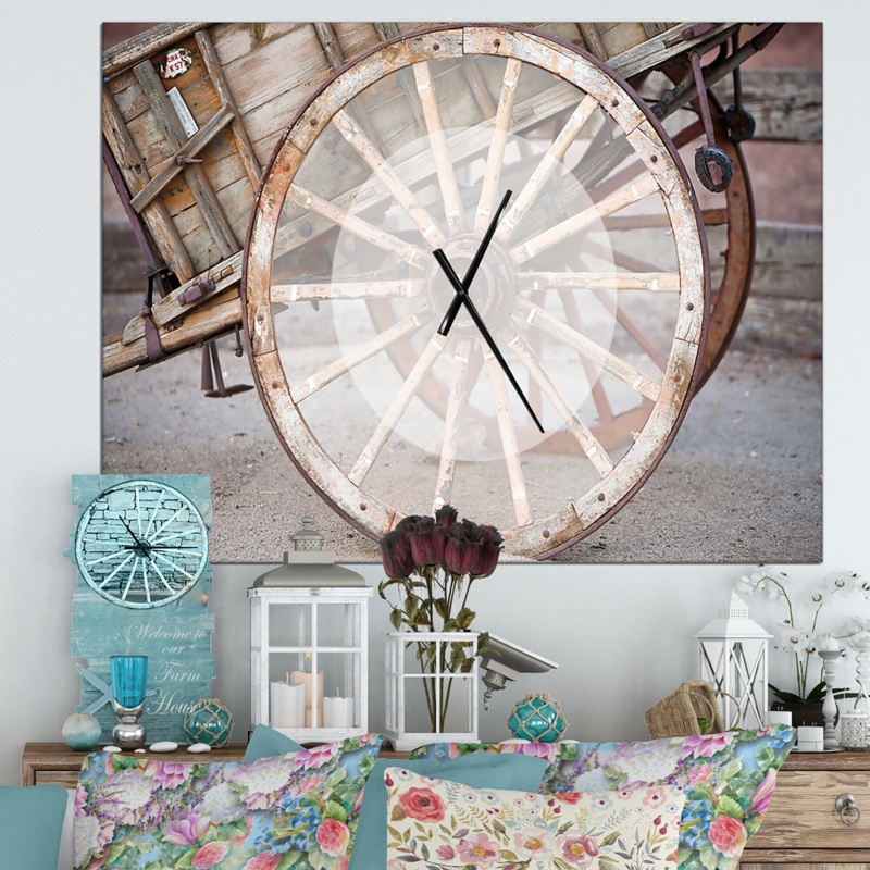 Swigart Farmhouse Wall Clock