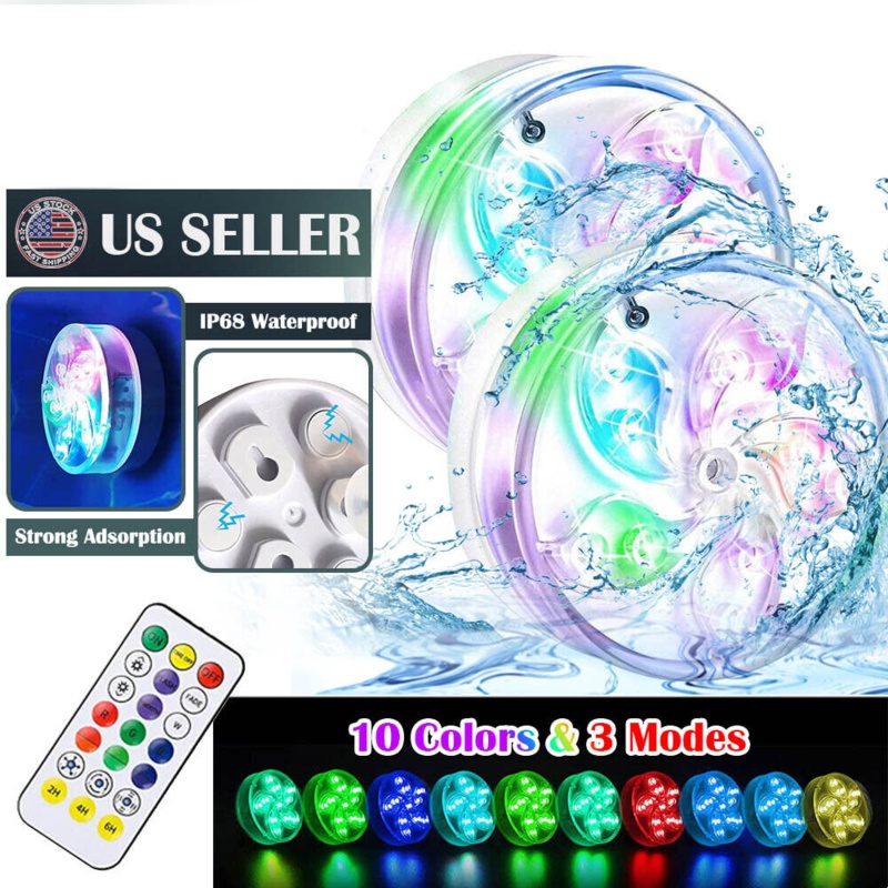 Swimming Pool LED RGB Lights & Fountains