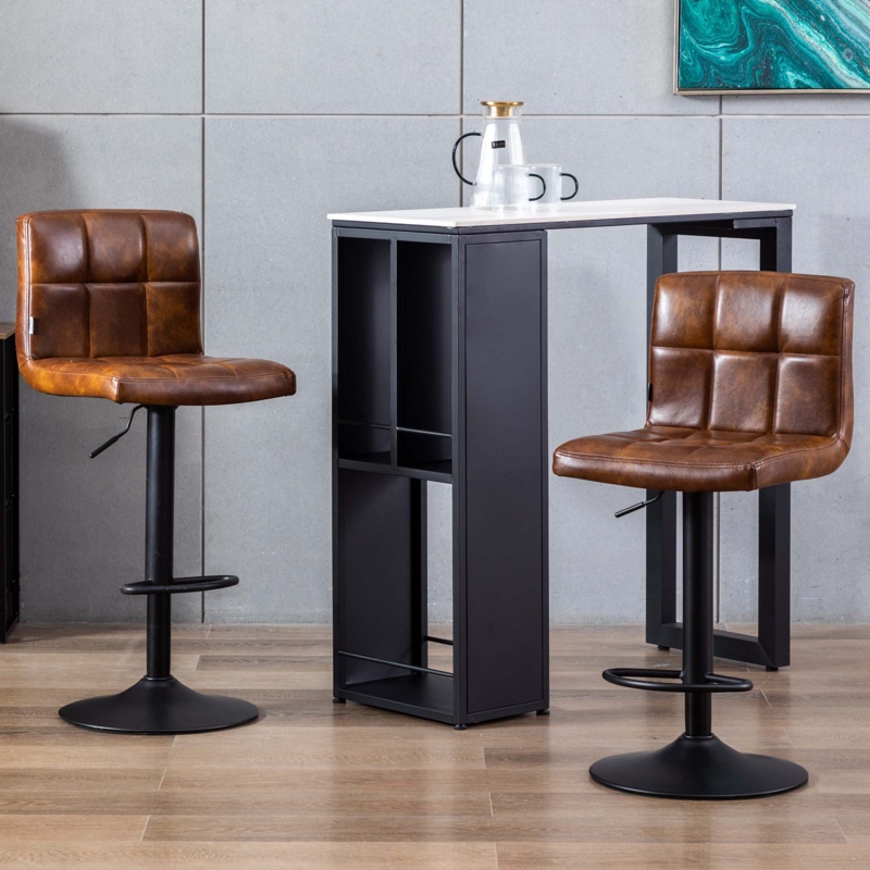 Swivel Adjustable Height Bar Stool