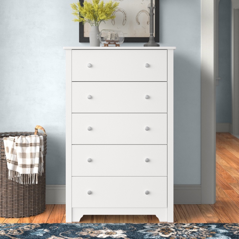 Taquanna Transitional 5- Drawer Chest