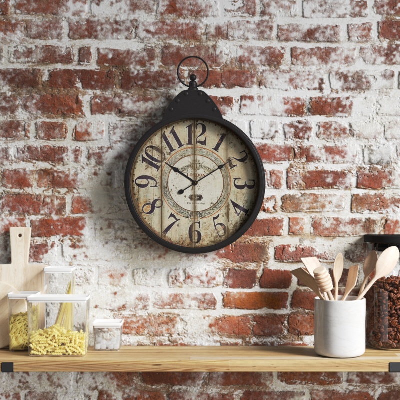 Theo Metal Wall Clock