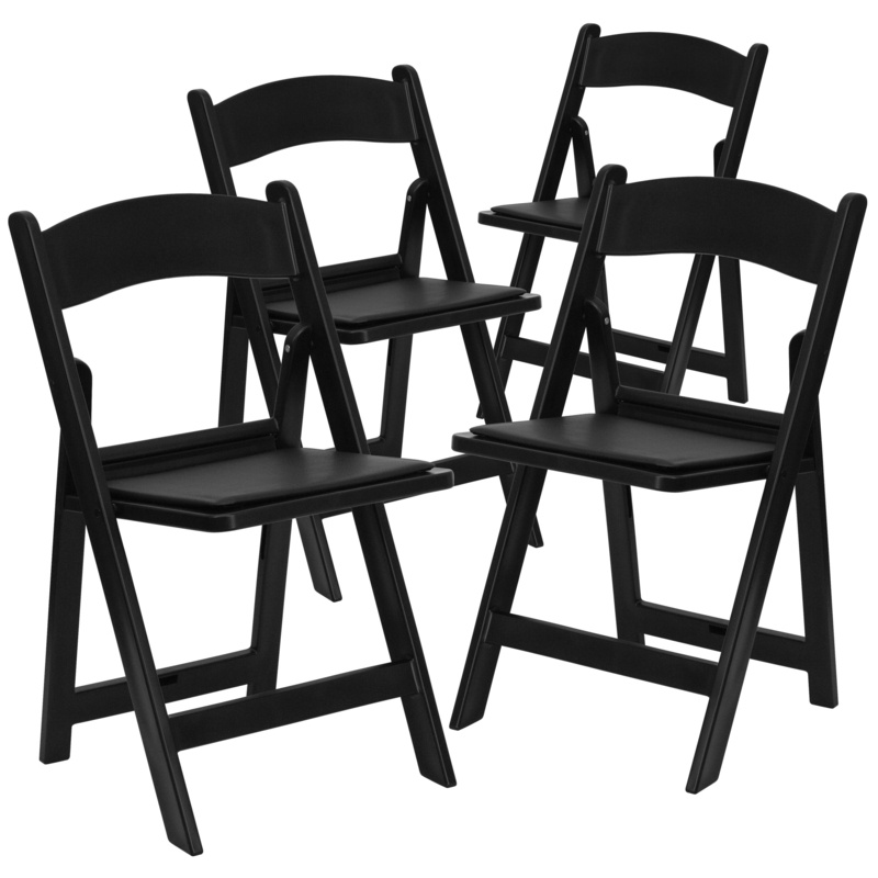 Thornfeldt Vinyl Padded Banquet Folding Chair Folding Chair Set